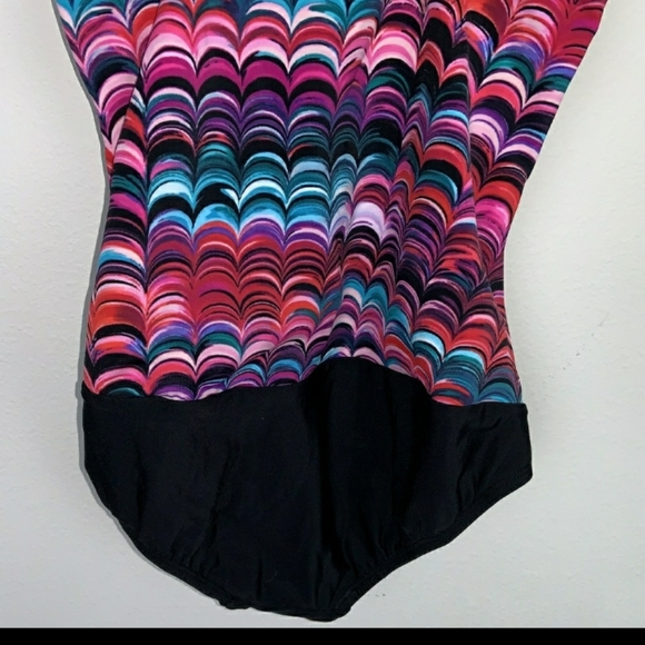 Croft & Barrow Swimwear Bathing Suit 1 Pc Sz: 10 - Picture 5 of 7